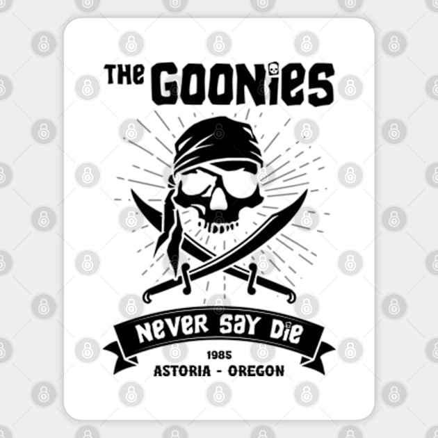 The Goonies Never Say Die Magnet by Three Meat Curry